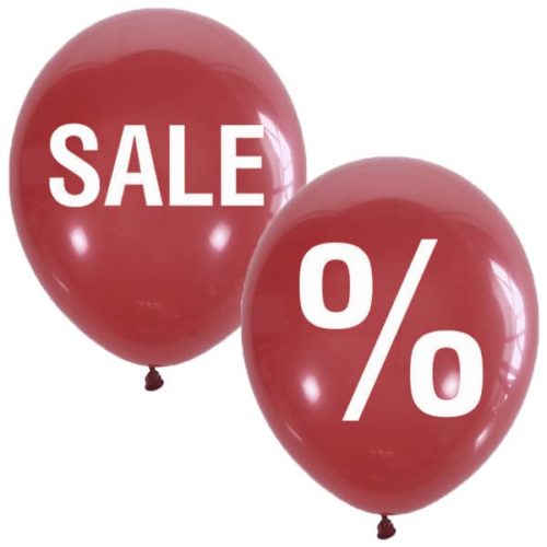 Шар 30 см Sale % Белый Пастель