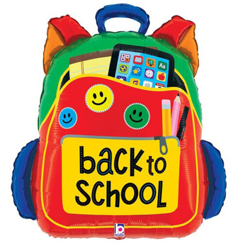 Шар 64 см Фигура BACK TO SCHOOL Рюкзак