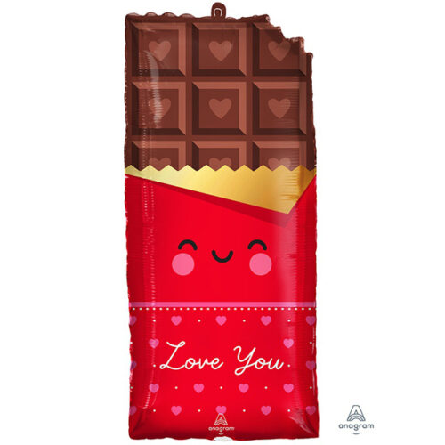 Шар 71 см Фигура LOVE YOU Шоколад