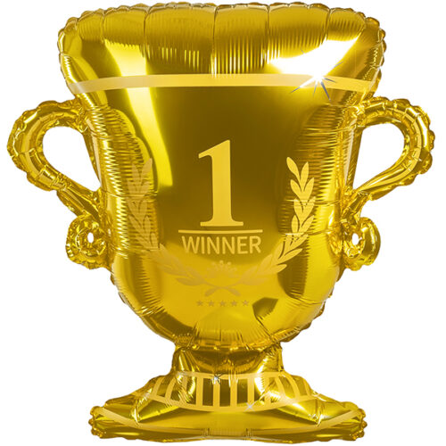 Шар 74 см Фигура Кубок Чемпиона Золото