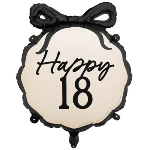 Шар 58 см Фигура ШАР с бантом HAPPY 18
