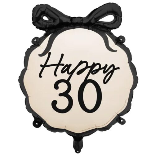 Шар 58 см Фигура ШАР с бантом HAPPY 30