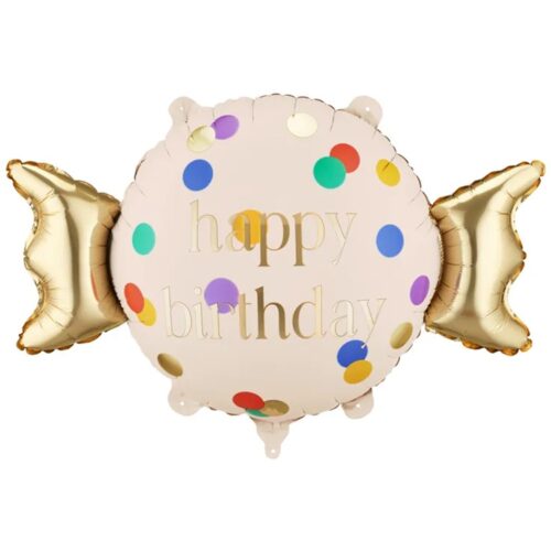 Шар 77 см Фигура Конфета HAPPY BIRTHDAY