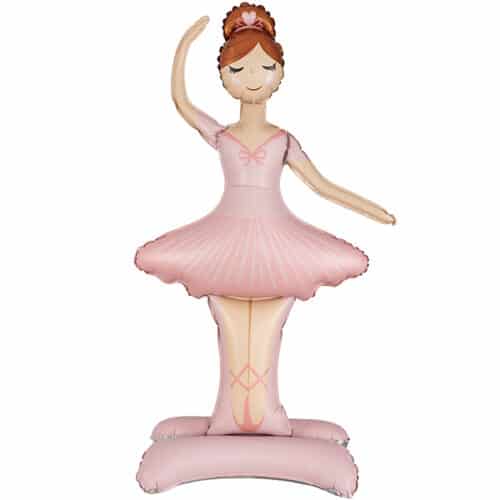 Шар 3D 124 см Фигура на подставке Балерина